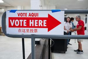 Will the Trump administration send armed federal officials to the polls on Election Day? Tom Williams/CQ-Roll Call, Inc via Getty Images