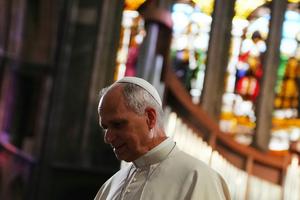 Pope Leo XIV had his lung nodule surgically removed. AP Photo/Aurelien Morissard