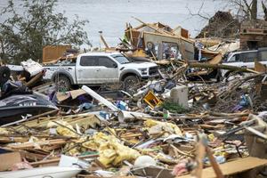 After a deadly tornado hit communities in rural southwest Michigan in March 2026, the state's request for federal disaster aid was denied. Bill Pugliano/Getty Images