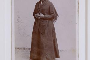 WASHINGTON, DC - JUNE 17: A recently-found photograph of escaped slave, abolitionist and Union spy Harriet Tubman that was acquired by the Smithsonian is displayed before a hearing of the House Administration Committee in the Longworth House Office Building on Capitol Hill June 17, 2015 in Washington, DC. Auburn, New York, photographer H. Seymour Squyer made the photograph around 1885. Born into slavery, Tubman used a network of antislavery activists and safe houses known at the Underground Railroad to help lead about 13 missions to rescue about 70 enslaved family and friends. (Photo by Chip Somodevilla/Getty Images)