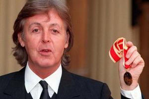 Bang Showbiz / Sir Paul McCartney was knighted by Queen Elizabeth II in 1997 for his services to music