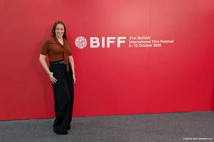 Dana Carpenter said that working on the film “Flesh Impact” gave her an idea of what Marilyn Monroe could be like today. (Jae-Ha Kim)