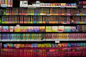 The new law allows Pennsylvania businesses to sell products from just six vape manufacturers, but that list includes some of the most popular brands.  AP Photo/Rebecca Blackwell