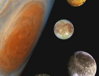 The four Galilean Moons