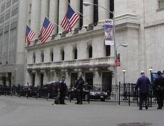 Exterior of the New York Stock Exchange