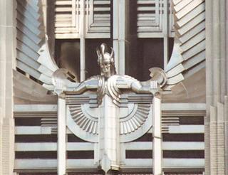 A stainless steel sculpture