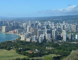 Honolulu from above