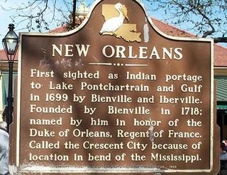 Historic New Orleans sign