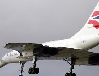 Concorde in flight