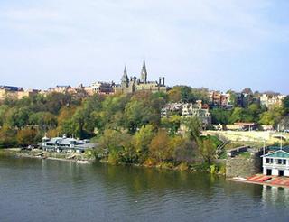 Georgetown College from above