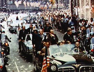 A ticker-tape parade
