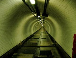 Inside the Greenwich Foot Tunnel