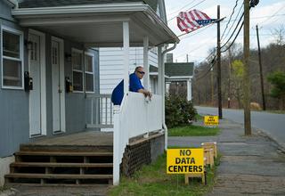 Residents of Archbald, Penn., are experiencing a contentious boom in proposed AI data center projects.  Heather Ainsworth for The Washington Post via Getty Images